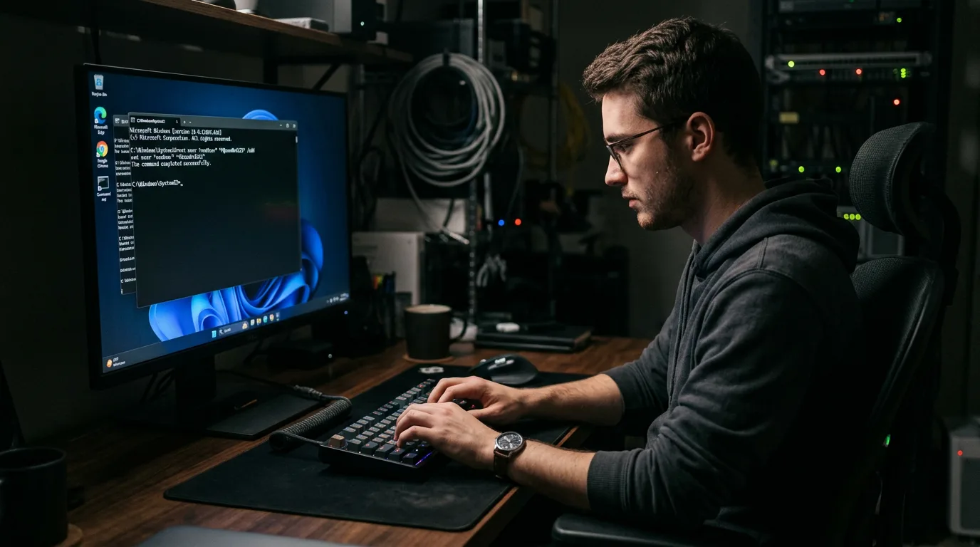 Create a Windows User via CMD (net user) — Cheat Sheet